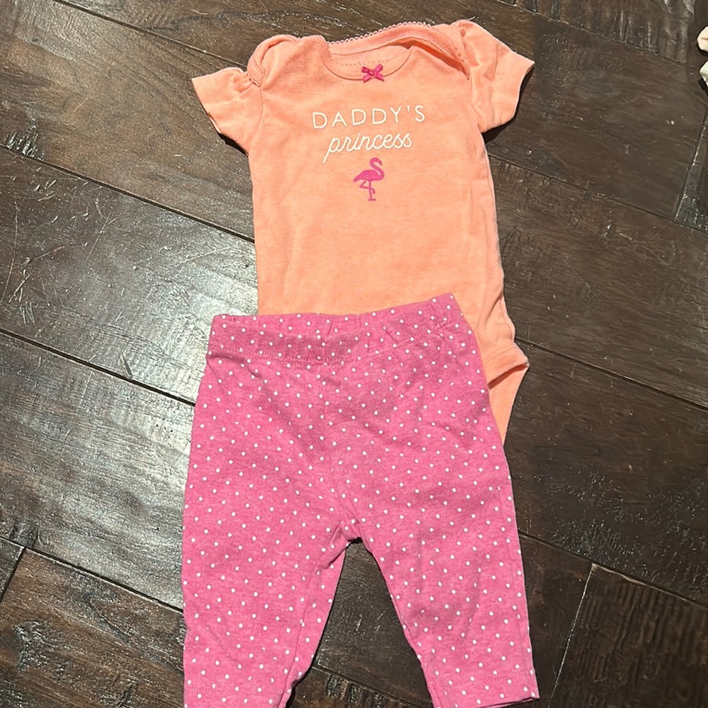 Carters pj girls 3m flamingo
